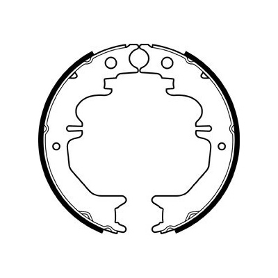 DELPHI Sada brzdových čeľustí LS2053