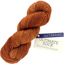 Malabrigo Ultimate Sock Caramel 142 hnedo oranžová