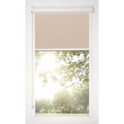 KRPOL Roleta v kazetě zatemňující PG12 Světle Hnědá 99 x 215 cm
