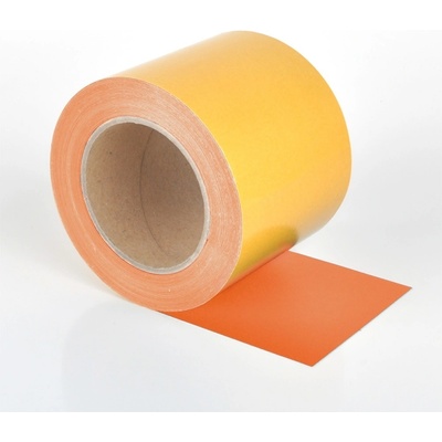 Univerzální podlahová páska WT-5125 – PVC, oranžová, 100 mm × 10 m