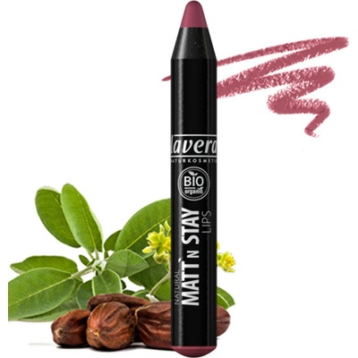 Lavera Matující dlouhotrvající rtěnka 06 Ostružinová 3,1 g