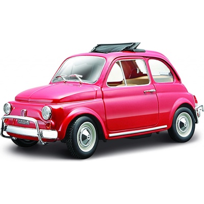 Bburago Fiat 500L 1968 červený 1:24