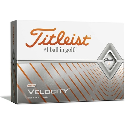 Titleist Velocity bílé 12 ks