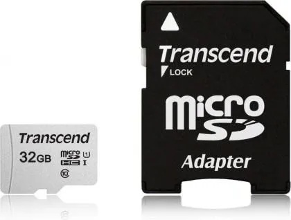 Transcend microSDHC 300S 32GB C10/U1/UHS-I TS32GUSD300S-A