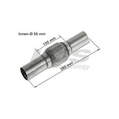 Pružný díl výfuku HJS interFLEX connector 83 00 8546