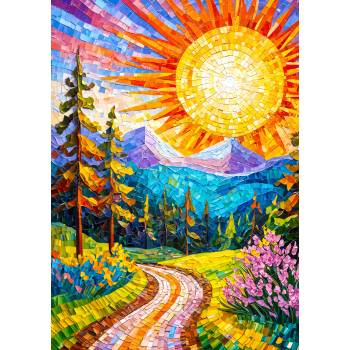 Enjoy - Puzzle Mosaic Sunrise - 1 000 piese