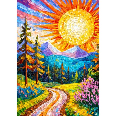 Enjoy - Puzzle Mosaic Sunrise - 1 000 piese