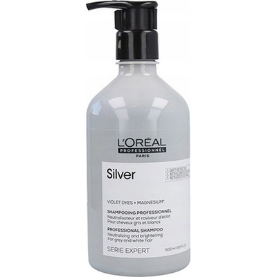 L'Oreal Professionnel Serie Expert Silver Šampón na šedivé a odfarbené vlasy 500 ml