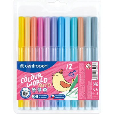 Centropen Colour World Pastel 7550 12 ks