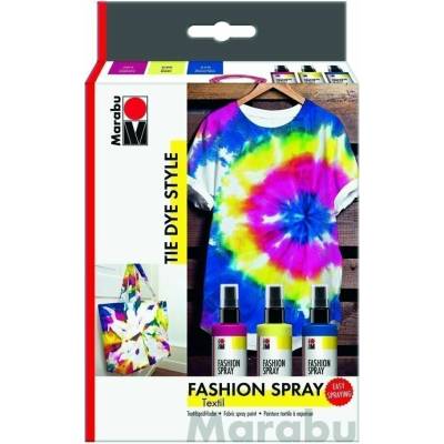 Marabu Sada barev na textil ve spreji - Tie Dye Style