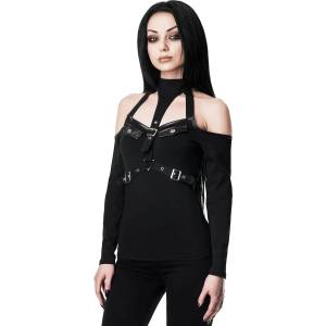 KILLSTAR дамска тениска - Сейдж, с халтер - killstar - ksra001716