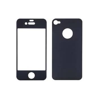 Image 1 of Sentio Screen Protector for iPhone 4S Metal Black 2in1