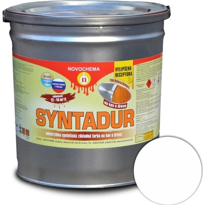 NOVOCHEMA S2000 SYNTADUR ZÁKLADNÁ SYNTETICKÁ FARBA 0100 BIELA 2,5L