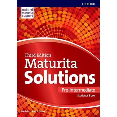 Maturita Solutions 3rd Edition Pre-Intermediate SB SK - Davies A. Paul, Falla Tim