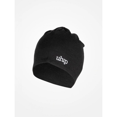 Uhip čepice vlněná merino černá