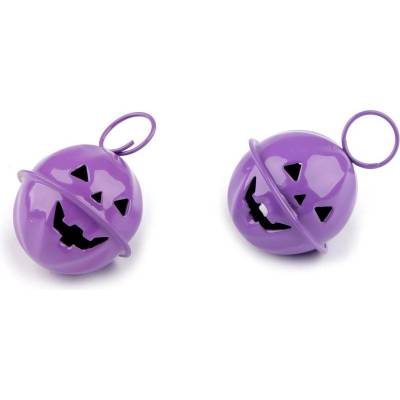 Stoklasa Rolnička dýně halloween Ø24 mm Balení: 2 ks, Varianta: 3 fialková kroužek 3 fialková kroužek