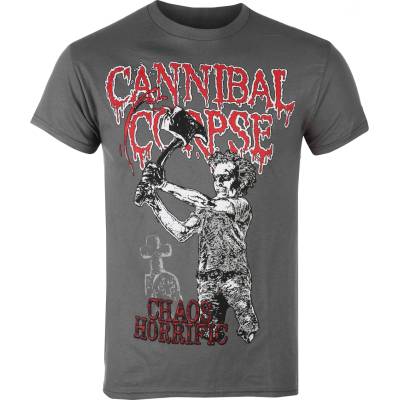 KINGS ROAD мъжка тениска Cannibal Corpse - Chaos Horrific Bootleg - Charcoal - KINGS ROAD - 20216465