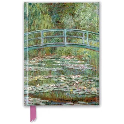 Flame Tree Publishing Claude Monet: Bridge over a Pond of Water Lilies (Foiled Journal) | Flame Tree Studio