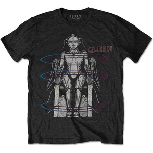 Queen European Tour 1984 (Back Print) Black XL Риза (QUTTRTW01MB04)