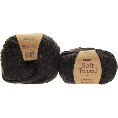 Drops Soft Tweed 09 havran