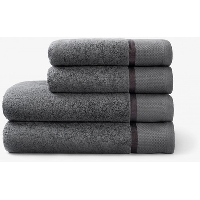 Goldea bavlněný ručník osuška soft tmavě šedý 70 x 140 cm