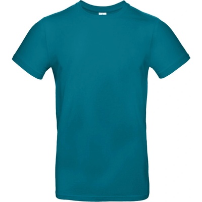B&C E190 těžká bavlna krátký rukáv pánské COT01003T44500-diva blue