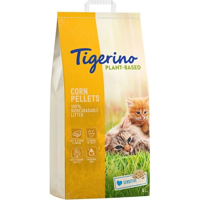 Tigerino Plant-Based kukuričná Sensitive bez parfumácie 14 l