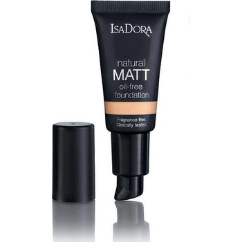 IsaDora Матиращ фон дьо тен ПРОМО Опаковка IsaDora Natural Matt Oil Free Foundation (2421)