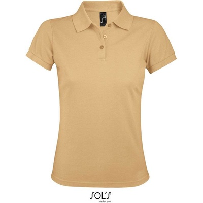 SOL'S Prime Women Dámske polo hnedá sand