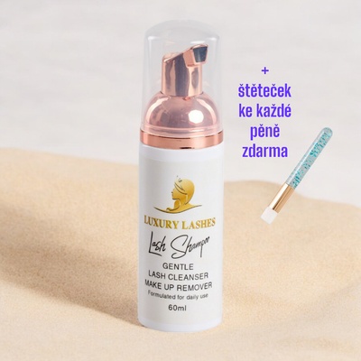 Luxury Lashes Čisticí pěna na řasy 60 ml