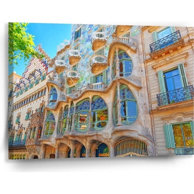 Sablio Obraz Barcelona Gaudi Casa Batllo 2 - 90x60 cm