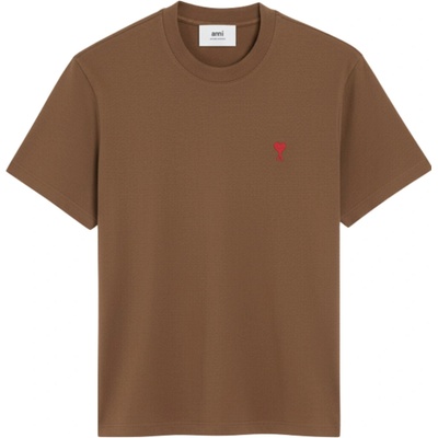 AMI PARIS Ami De Coeur Brown tričko Hnědá