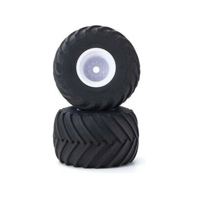 Kyosho Pre-Glued Tyres USA-1 Monster V-Shape 1 8 Mad Series 2