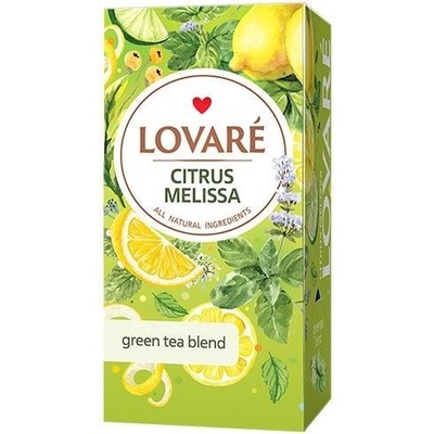 Lovaré Čaj Citrus Melissa 24 sáčků