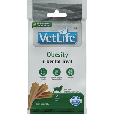 Vet Life Dog Dental Snack Obesity Adult Medium & Maxi 100 g