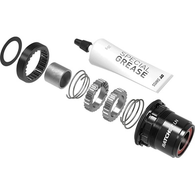 Servisní/upgrade KIT RATCHET LN Sram XD MTB ALU 18Z ZUBATKY