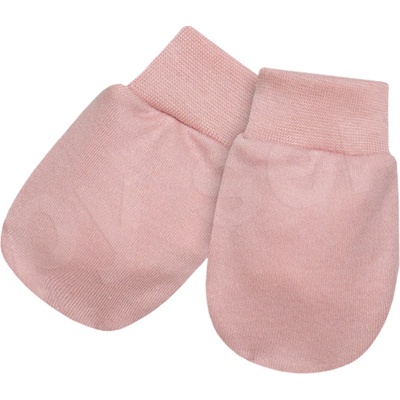 Baby Service Rukavičky pro novorozence bavlněné úplet Růžové – Zbozi.Blesk.cz