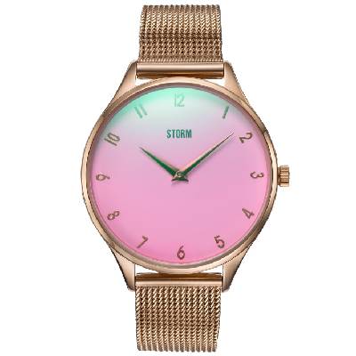 Часовник Storm Reli Rose Gold Pink Stainless Steel Fashion Watch - Rs Gld