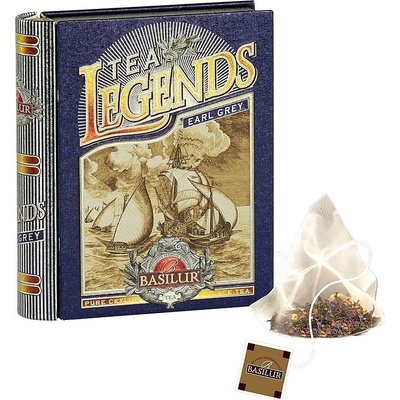 Basilur Legends Earl Grey plech pyramid 5 x 2 g