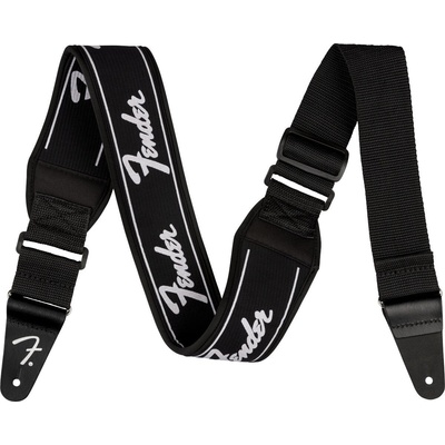 Fender Swell Neoprene Running Logo Black Колан за китара (0990694209)