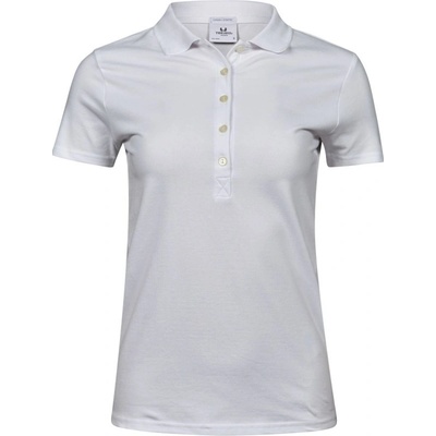 TeeJays Polokošile TJ 145 elastická krátký rukáv dámská COT-18014500102 Bílá
