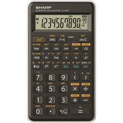 SHARP Kalkulačka vědecká EL-501TBWHL, 146 funkcí, SHARP
