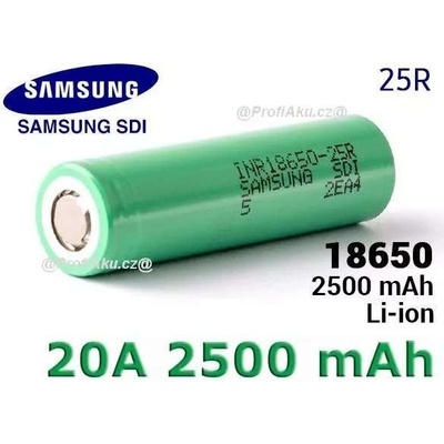 Samsung baterie INR 18650-25R 2500mAh