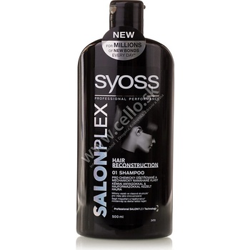 Syoss Salon Plex Blonde Renaissance šampón pre zosvetlené a zafarbené blond vlasy 500 ml