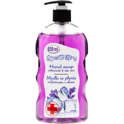 Naturaphy tekuté mydlo antibakteriálne levanduľa a aloe vera 650 ml