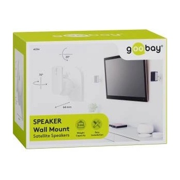 Goobay Soporte altavoces goobay universal blanco