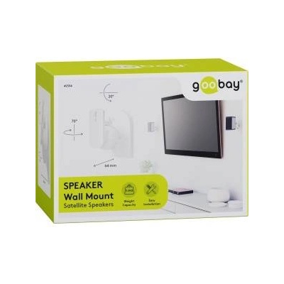 Goobay Soporte altavoces goobay universal blanco