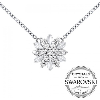 SILVEGO Strieborný náhrdelník Alivio s kryštálmi Swarovski MWN10855A