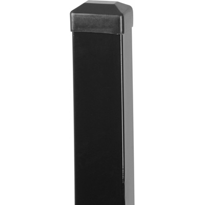 Stĺpik 2200/60x40/1,25 mm, antracit, hranatý, Zn+PVC, RAL7016