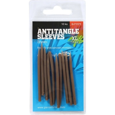 Giants Fishing Prevleky Proti Zamotaniu Anti-Tangle Sleeves Brown Large XL 10 ks